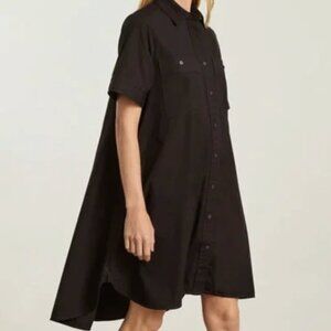 Everlane Day Tripper Shirt Dress Black, Small